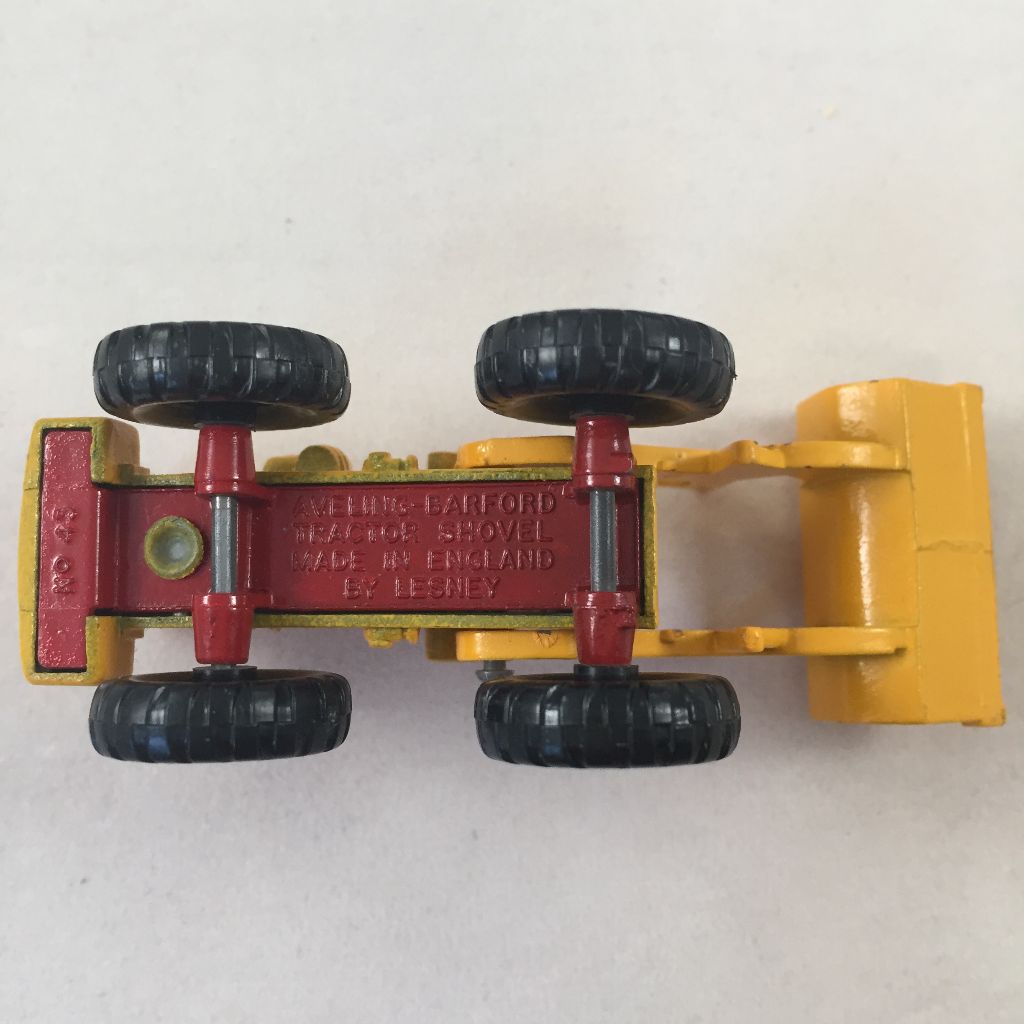 1960’s Matchbox Lesney No. 43 Aveling Barford Tractor Shovel Diecast