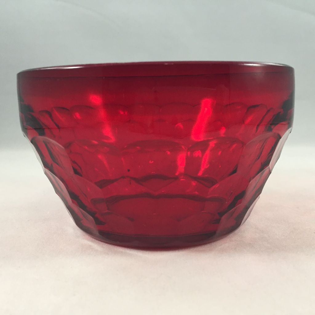 Ruby Red Glass Bowl