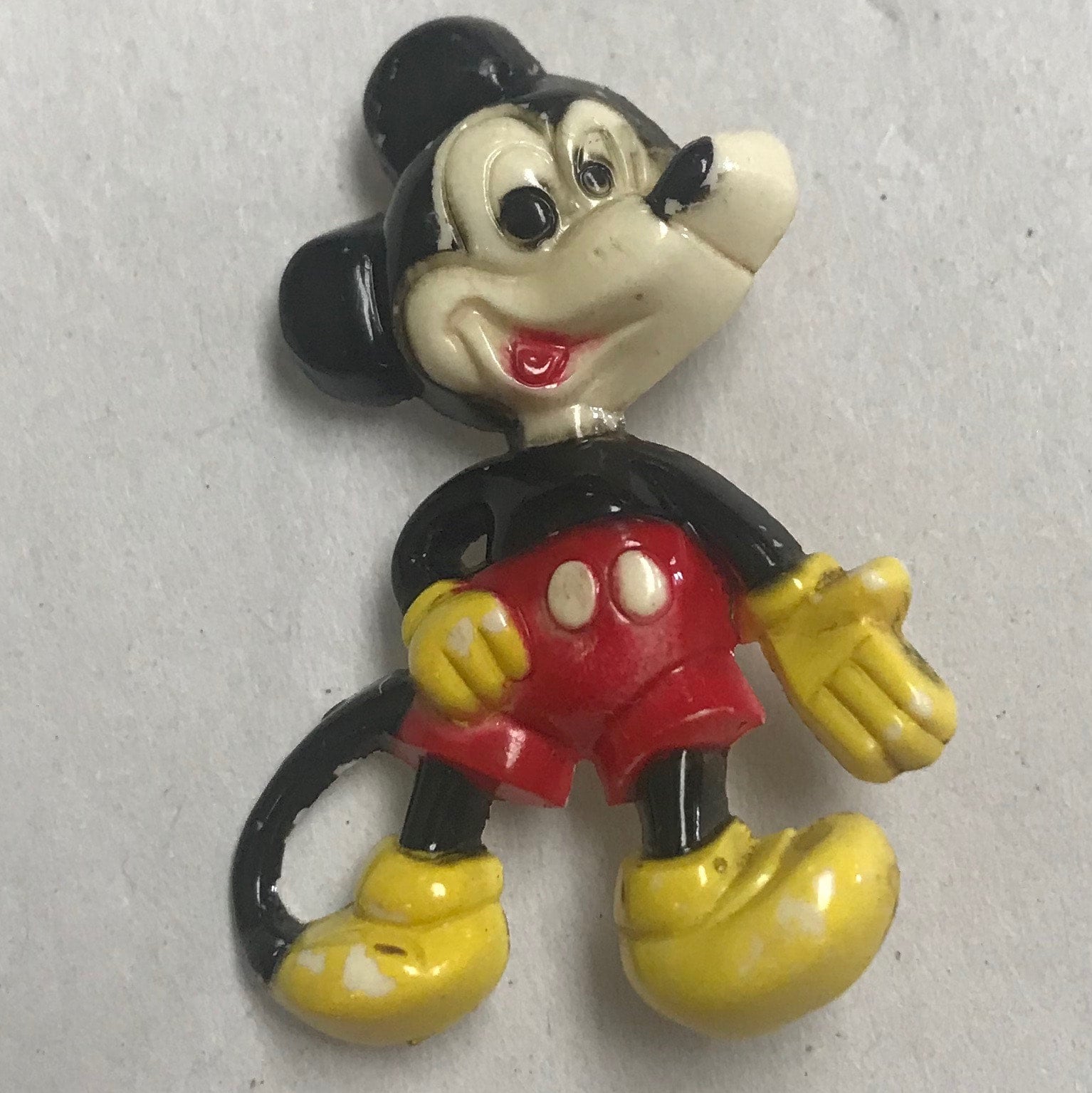 1940's Disney Mickey Mouse Pin, Brier Manufacturing Tomart AA0135